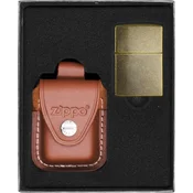 shumee Darilni set vžigalnikov ZIPPO ANTIQUE BRASS št. 2