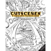 Cutscenes: A Video Game Coloring Book