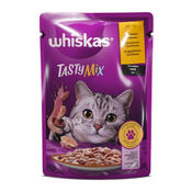 WHISKAS Vlažna hrana za macke Tasty Mix Jagnjetina i curetina u sosu 85g