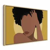 Slika - Invisible Gaze (1 Part) Wide 60x40 U prirodnom drvenom okviru