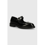 Kožne cipele Bianco BIAADDA za žene, boja: crna, ravni potplat, 11251295