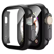 Ovitek z zaščito zaslona Techsuit Defense360 Pro za Apple Watch Ultra/Ultra 2/Ultra 3 - črn