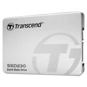 Transcend SSD230S 256 GB SSD 2,5'' SATA III 6 Gb/s, 3D TLC, aluminijasto ohišje, 560 MB/s R, 500 MB/s W, srebrna