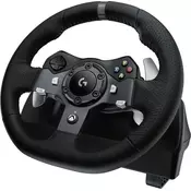 Logitech G - Wheel and pedals set - wired - refurbished - for PC, Sony PlayStation 4, Sony PlayStation 5