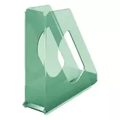 Držač za fascikle ESSELTE Colour Breeze 68 mm, plastični, prozirni, zeleni 626280