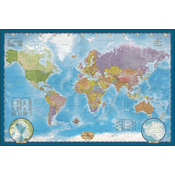 EuroGraphics Puzzle Zemljevid sveta 5000 kosov