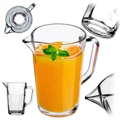 KADAX Steklen vrč 1 l za vodo, limonado in sok