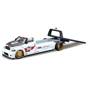 Maisto Flatbed - 2021 Ford GT Heritage Edition, bela, 1:64