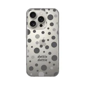 Maska Silikonska Print Skin za iPhone 16 Pro 6.3 Dottie Dottie Gray