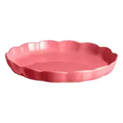 Tart tray, ceramic, 31 cm, Rose Candy, Madeleine - Emile Henry