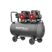 Kompresor 100l 1500W x2 brezoljni 80132