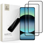 ZAŠČITNO STEKLO TECH-PROTECT GLASS FIT+ 2-PACK XIAOMI REDMI NOTE 14 4G/5G BLACK