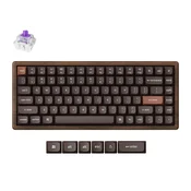 Keychron K2 HE brezžična tipkovnica, 75%, Nebula stikala, lesena (K2H-F1W)