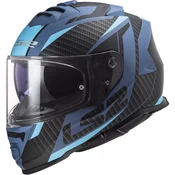 Integralna motociklistička kaciga LS2 FF800 Storm II Racer crno-plava