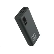 WG - Power Bank 30000 mAh, USB-C PD 20W, črna
