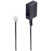 Shiverpeaks Shiverpeaks faks adapter [1x RJ11 vtič 6p4c - 1x ženski konektor TAE-N] 0.2 m črna, (20411176)