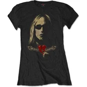 Tom Petty & The Heartbreakers Shades & Logo (Soft Hand Inks) Black M Ženske Majica