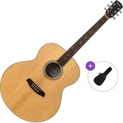 Pasadena PJ-250 Open Pore Basic SET Natural Jumbo akusticna gitara