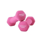 Songmics Set uteži 2 kosa 115x5x45 cm roza