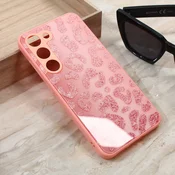 Torbica Shiny glass za Samsung S911B Galaxy S23 roza