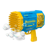 TechKidz TechKidz, Bazuka z 69 luknjami LED z mehur?ki - model pištole z mehur?ki, Rumena, (21552290)