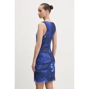 Desigual Vsakodnevna obleka Bratislava 25SWVK47 Modra Slim Fit