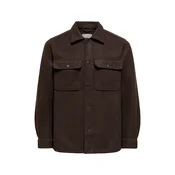 Only & Sons Prehodna jakna ONSAsh temno rjava