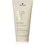 Schwarzkopf Professional Blondme Bond Repair Sealing Balm negovalni bazam za lase proti krepastim lasem 75 ml