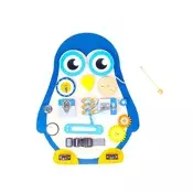 Aga4Kids Montessori lesena tabla Pingvin