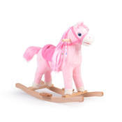Konjić za ljuljanje Moni - Rose, ružičasti