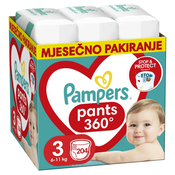 Pampers PAMPERS MTH Plenice velikosti 3, 6-11 kg, 204 kosov.