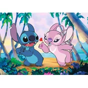 Trefl - Puzzle Premium Plus: Stitch & Angel - 1 000 kosov