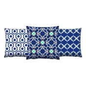Aberto Design AC 4280 4702 4447 Set od 3 dekorativna jastuka, 43 x 43 cm, Šareni