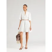 BOSS Poletna obleka C_Denvita 50559091 Bela Regular Fit