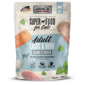 Varčno pakiranje MAC‘s Cat Pouch 24 x 300 g - losos in piščanec