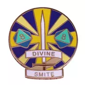 shumee Kovinska RPG DND značka - Divine Smite
