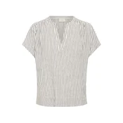 Kaffe Bluza KAmilia siva/bela