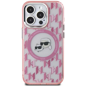 Karl Lagerfeld KLHMP15MHMCKMHP iPhone 15 Plus 6.7 pink IML Monogram KarlChoupette Head MagSafe (KLHMP15MHMCKMHP)