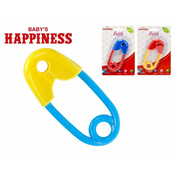 Ščipalka 12 cm Baby´s Happiness - mešanica barv (rumena, modra, rdeča)