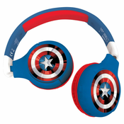 Djecje slušalice Lexibook - Avengers HPBT010AV, bežicne, plave