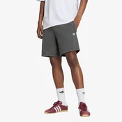 Kratke hlače adidas Trefoil Essentials Washed Mid-thigh Fleece Shorts Black L