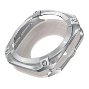 INF Kompatibilen Cyber kovinski zaščitni ovoj za Samsung Galaxy Watch7 Ultra Silver, (5000079748)