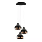 Opviq Yildo 6871 Viseca svjetiljka, E27, 3x40W, IP20, Crna