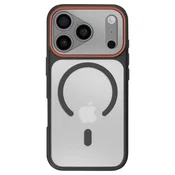 AVIZAR MagSafe ovitek za iPhone 17 Pro Max, dvomaterialna zaščita, trda hrbtna stran, Črna, (5000189121)