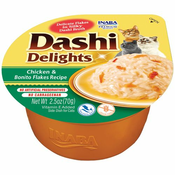 Inaba Dashi Delights za mačke Piščanec z bonito kosmiči, 70 g