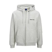 JACK & JONES Jopa na zadrgo JORNORREBRO črna/pegasto bela