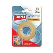 APLI lepilni trak, prozoren, 19mmx33m blister