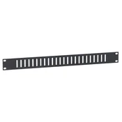 19 Ventilacijski flat rack panel 1U iz aluminija za vgradne kovčke