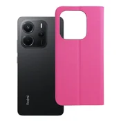 OEM Ohišje SENSITIVE Book za XIAOMI Redmi Note 14 4G (GLOBAL – 164,84 mm x 78,15 mm x 8,16 mm) roza