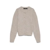VERO MODA Pletena jopa VMNOVAH temno siva